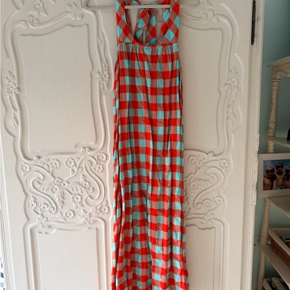 NWT Anthropologie Tie Back Midi Apron Nap Dress - Picture 6 of 7